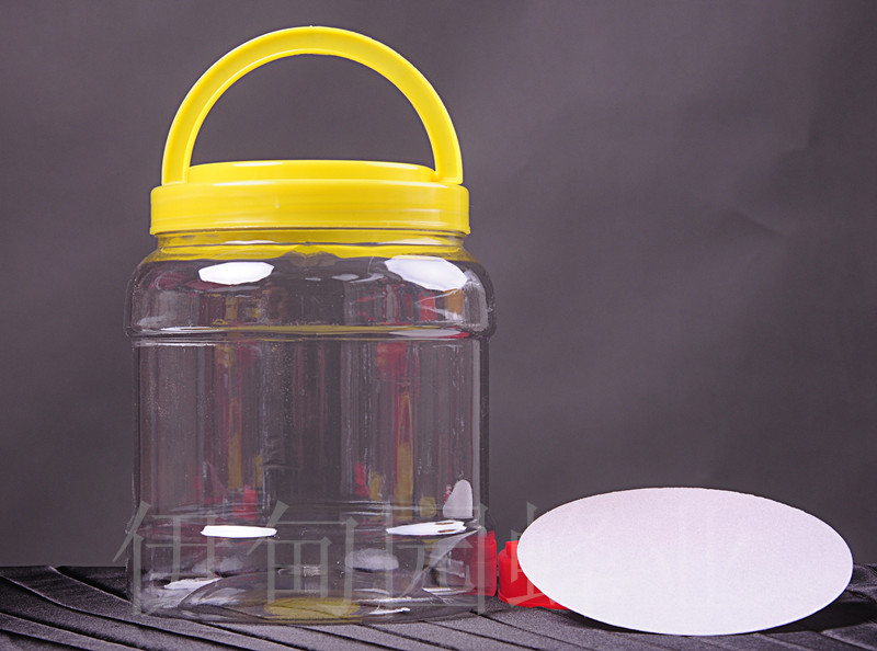 Honey bottle plastic bottle Transparent food 500g1000g1 catty 2 catty 3 catty 5 catty storage tank Sealed tank