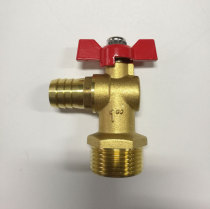 Fire reel ball valve 1 inch DN25 fire hydrant three-way ball valve Copper Triangle valve reel angle seat valve