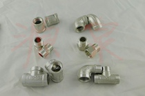 Stainless steel exterior wire stainless steel inner and outer wire inner and outer wire three - way wire not embroidered steel inner and outer wire elbow