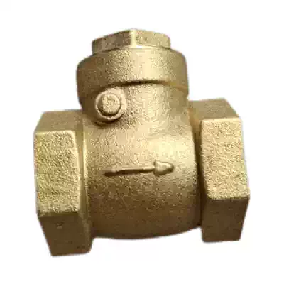 All-copper horizontal check valve Check valve check valve Water pump valve bottom valve water pipe water meter check 4 points 6 points 1 inch 1 2