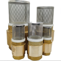 Brass bottom valve water pump check valve 4 6 minutes 1 1 5 2 inch water pipe check valve internal thread pump check valve