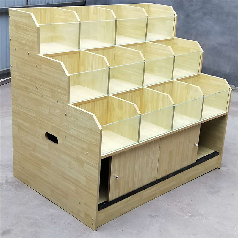 Supermarket rice warehouse rice noodle shelf rice grain barrel rice bucket rice noodle cabinet grain miscellaneous grain cabinet dried fruit bulk container grain shelf