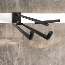 Square tube square card shelving cabinet red wine glass bracket High foot cup hooks Three-wire spray plastic glass goblet stand