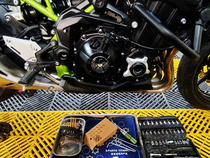 S-PARTS Kawasaki Z900 full car titanium alloy screw modification locomotive motorcycle weight reduction brake nut