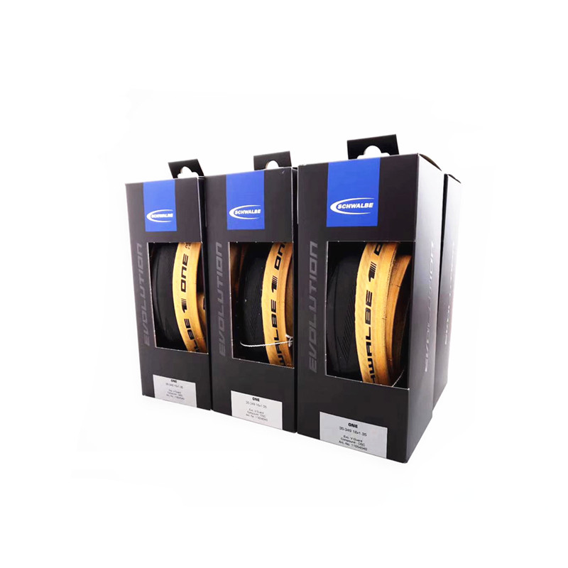 SCHWALBE ONE 349 ESSAY OPENING FOLD 16X1 35 OUTER TIRE SMALL CLOTH RETRO YELLOW SIDE TIRE 16 inch