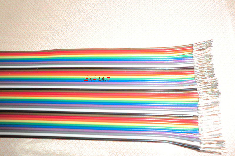 40P DuPont line double head length 30CM 12 strands brass color line 40 root row