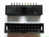 High quality / Plug - in DC3-20P Simple Cattle Cattle Block 2 54MM Pitch Straight foot Store