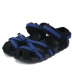 Việt Nam cỡ lớn dép nam Baotou đế phẳng Velcro mang thoải mái thể thao dép nữ ngoài trời đôi giày đôi - Sandal Sandal