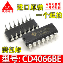 New imported original CD4066 CD4066BE in-line DIP-14 bidirectional analog switch spot