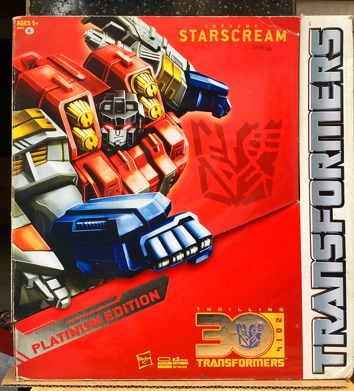 Clearance Box Damage Hasbro Transformers Platinum Year of the Horse Edition Starscream Limited Collection Toys A5915