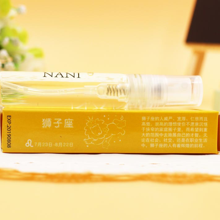 9.9 nhân dân tệ chính hãng Nani hoa quả nguyên liệu 5ml cơ thể sương với tưới nước 12 chòm sao nước hoa nam giới và phụ nữ lâu dài