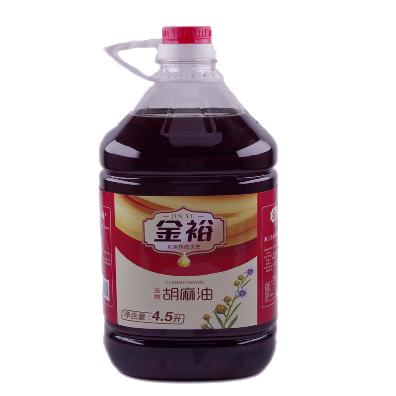 Pure sesame oil cooking oil fried vegetables fragrant ultra-Shandong peanut oil farmhouse self-squeezed pure natural for about 10 kilos