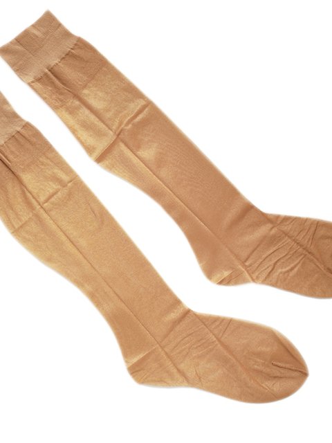 German Imported Hudson Glamour 20D Satin Glossy Pearlescent Silky Sexy Mid-Calf Socks for Women