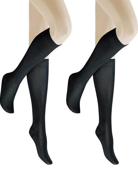 [2 Pairs] Hudson Socks Imported from German, Soft, Comfortable and Skin-Friendly, 75% Pure Cotton Mid-Calf Socks for Women