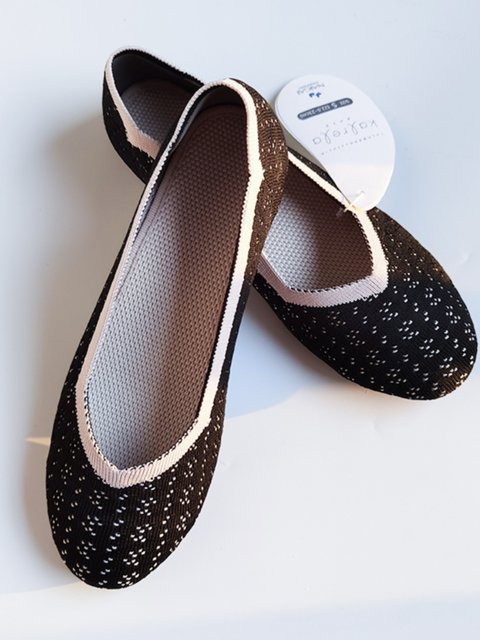 Big Sale Japanese Imported Naigai Comfort Fly Knitted Lightweight Soft-Soled Women's Shoes Loafers