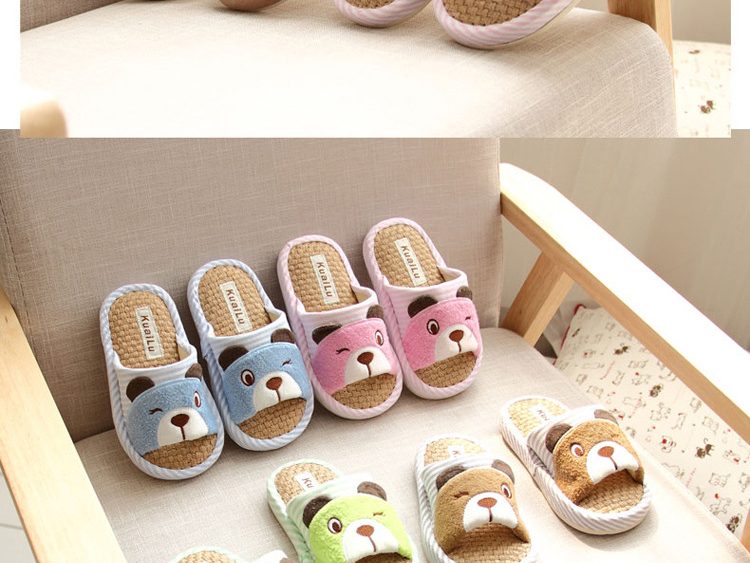 Pantoufles enfants en autre pour printemps - semelle caoutchouc antidérapant - Ref 986171 Image 10