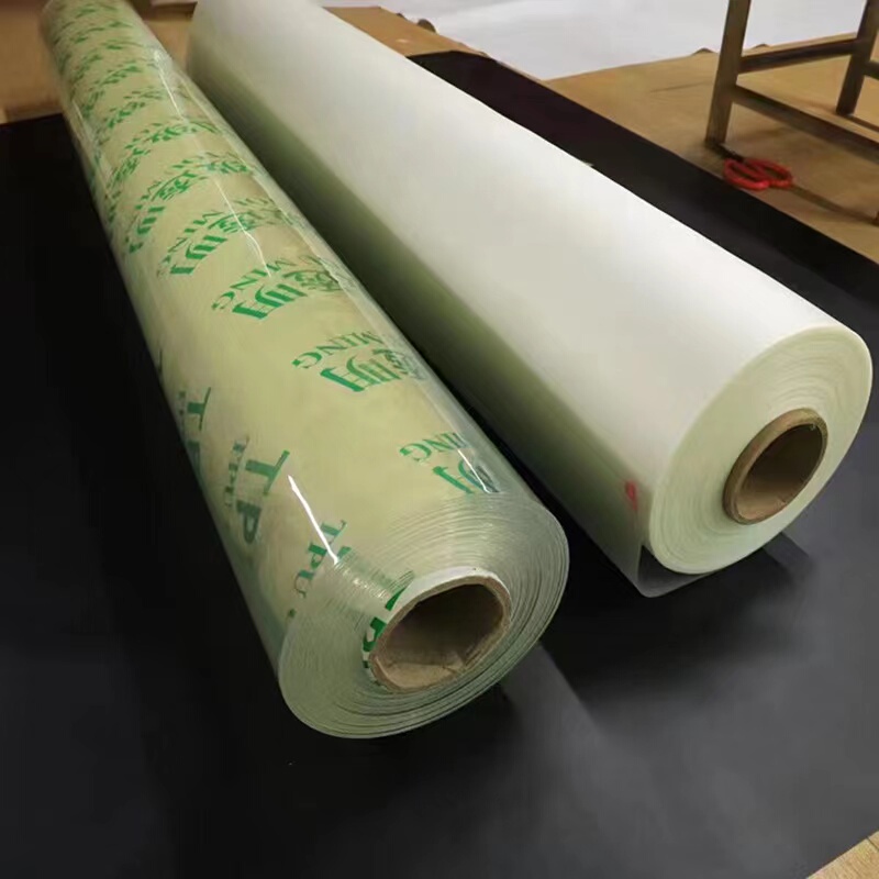 Tpu Film Frosted Matte High Transparency Tent Curtain Luggage Polyurethane Fabric Waterproof Raincoat Clothing Fabric