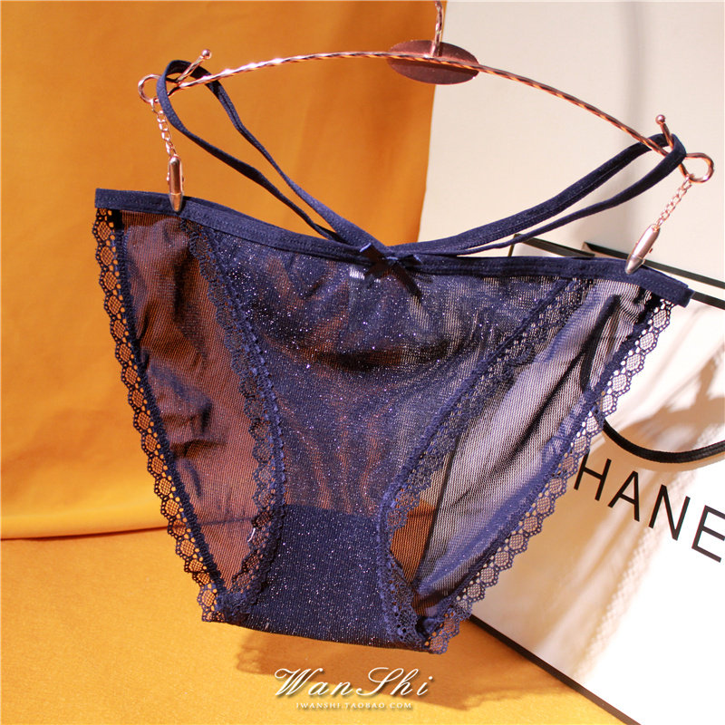 Recommended (sparkling net yarn) comfort fabric lace sexual sensuality apostle lady Temptation Triangle Pants