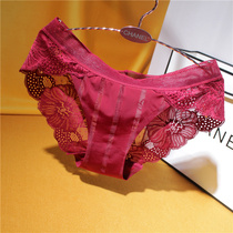 High-grade (mesh)light breathable comfortable incognito womens underwear sexy lace underwear female temptation hollow