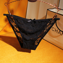 Good stock reassurance with (comfort fine belt) Sexy lace panties ladies seductive apologems with low waist triangular trunks