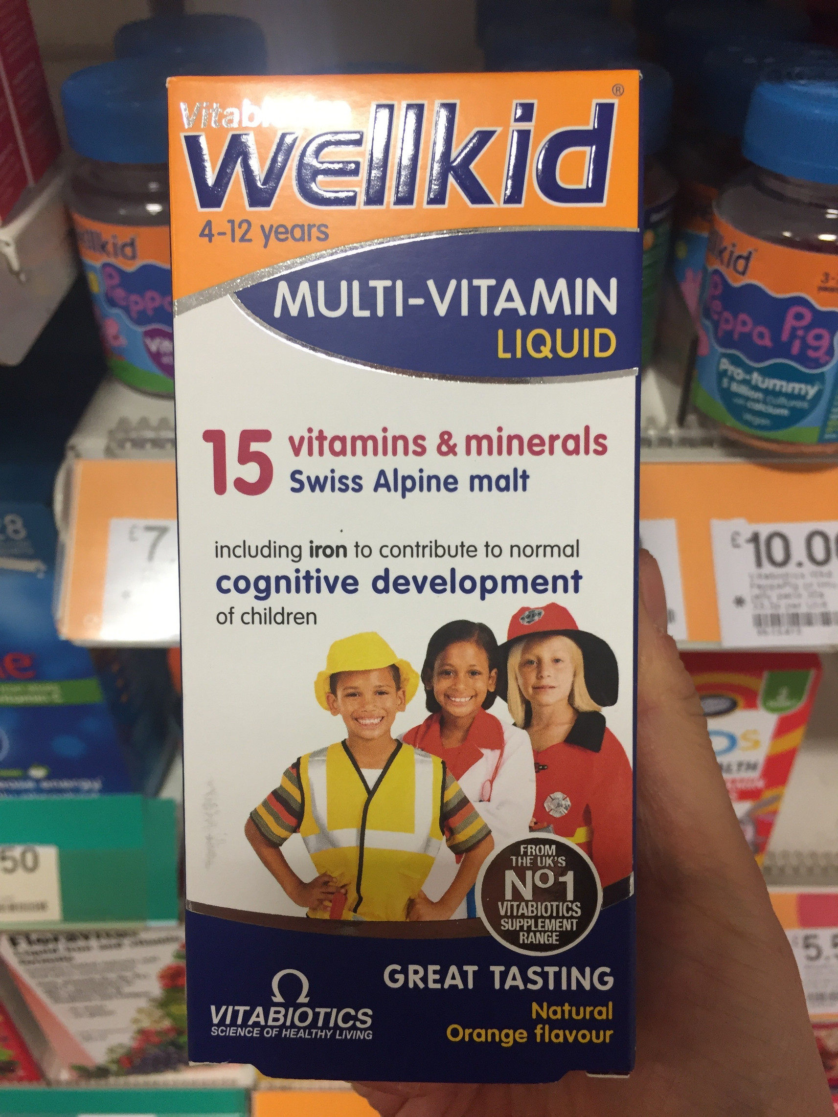 British vitabiotics wellkids baby children iron zinc VD vitamin complex nutrient solution 150ml