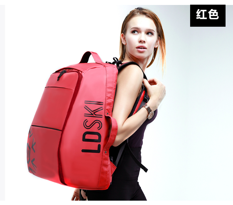LDski trượt tuyết ba lô lõi leo núi đi bộ đường dài thể thao mẹ ngăn đa chức năng lớn 45-50L - Ba lô balo chống gù