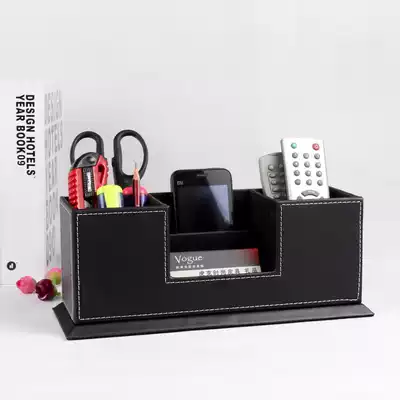 Cute pen holder decoration multi-function desktop storage box small fresh creative fashion Korean office supplies customization