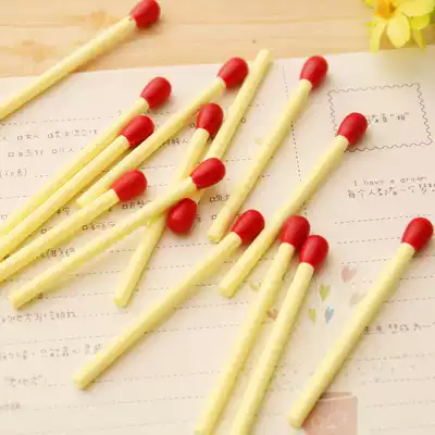 Creative cute matches ballpoint pen cartoon learning stationery Taobao gifts student prizes gift personality match pen