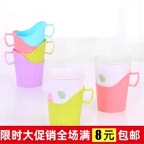 Disposable cup plastic cup cup frame anti-hot handling and heat insulation cup cup cup cup cup cup box base