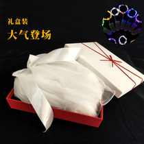 Head yarn bridal headwear supersenssen photo-props yarn white head yarn female wedding birthday present gift box head yarn