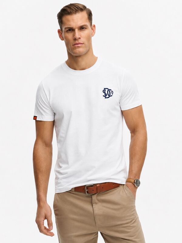 Superdry Extreme Dry 26 New High Elastic Cotton White T-Shirt Quick-Drying Cool Feeling Casual Sports Versatile Short-Sleeved T-Shirt