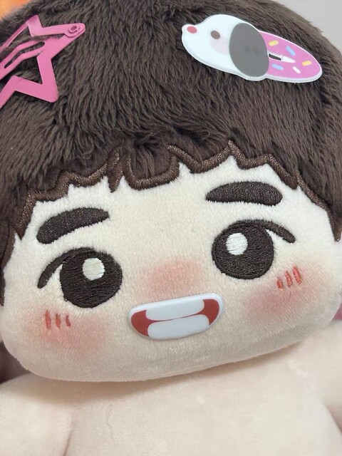 Bubble sticker for babies 40cm cotton doll 10cm15cm20cm three-dimensional headdress pacifier hairpin accessories