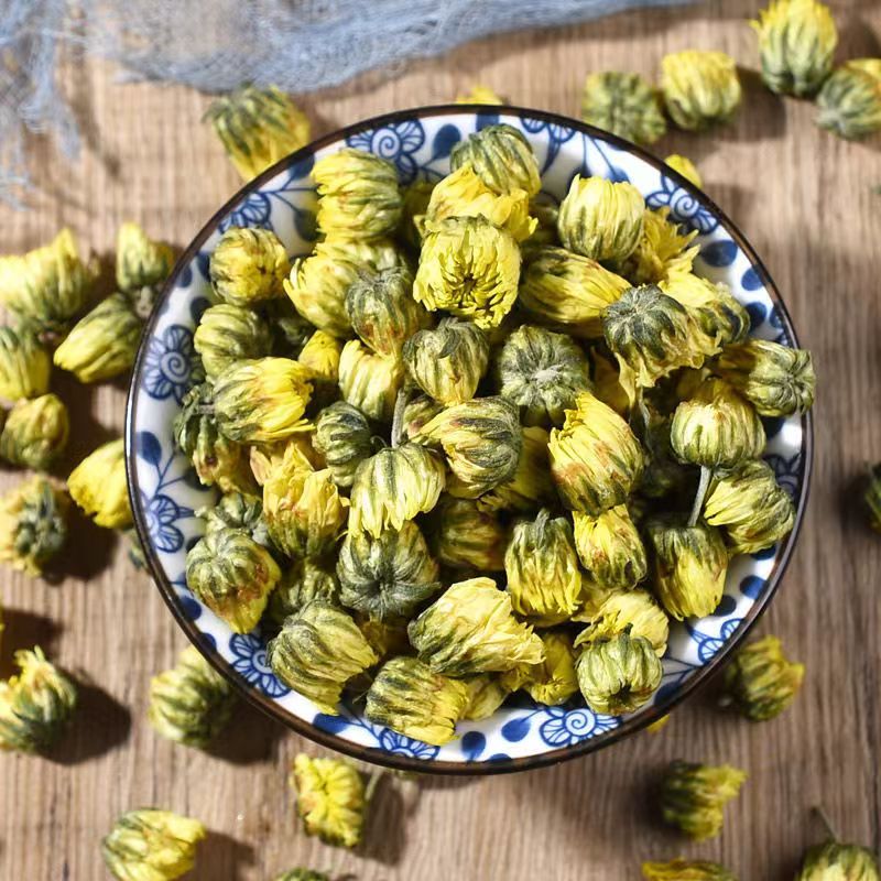 Chamomile Tea Fetal Chamomile White Chrysanthemum can be matched with rose medlar burdock 100 gr New cargo head for white Kikuon Chrysanthemum Bud