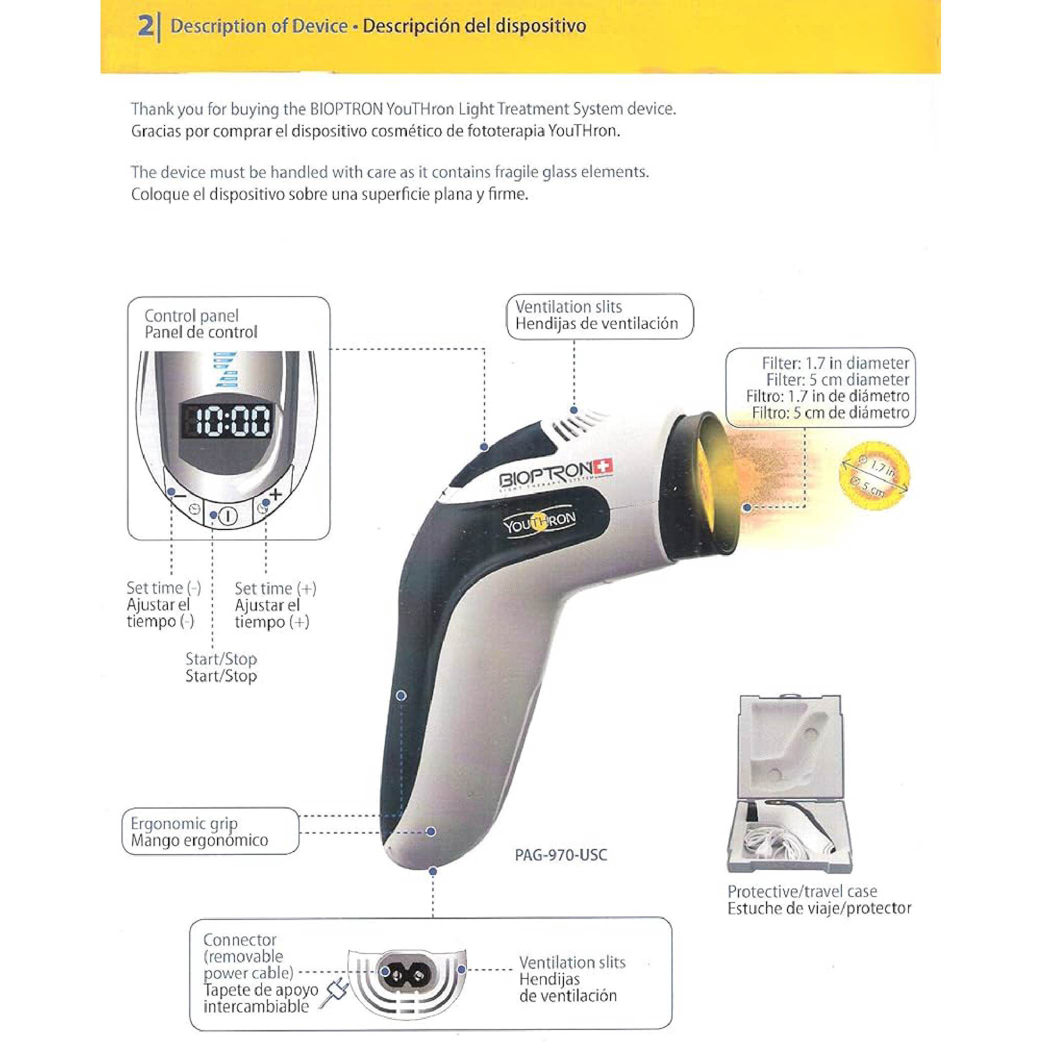 BIOTRON YOUTHRON 光療法器　美品 71XGWlbi67L._AC_UF350,
