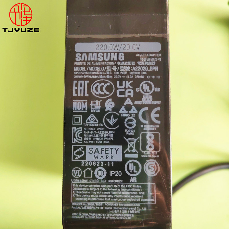 Suitable for Samsung Monitor Power Adapter A22020-Bpn 220W 20V 11A Bn44-01207A