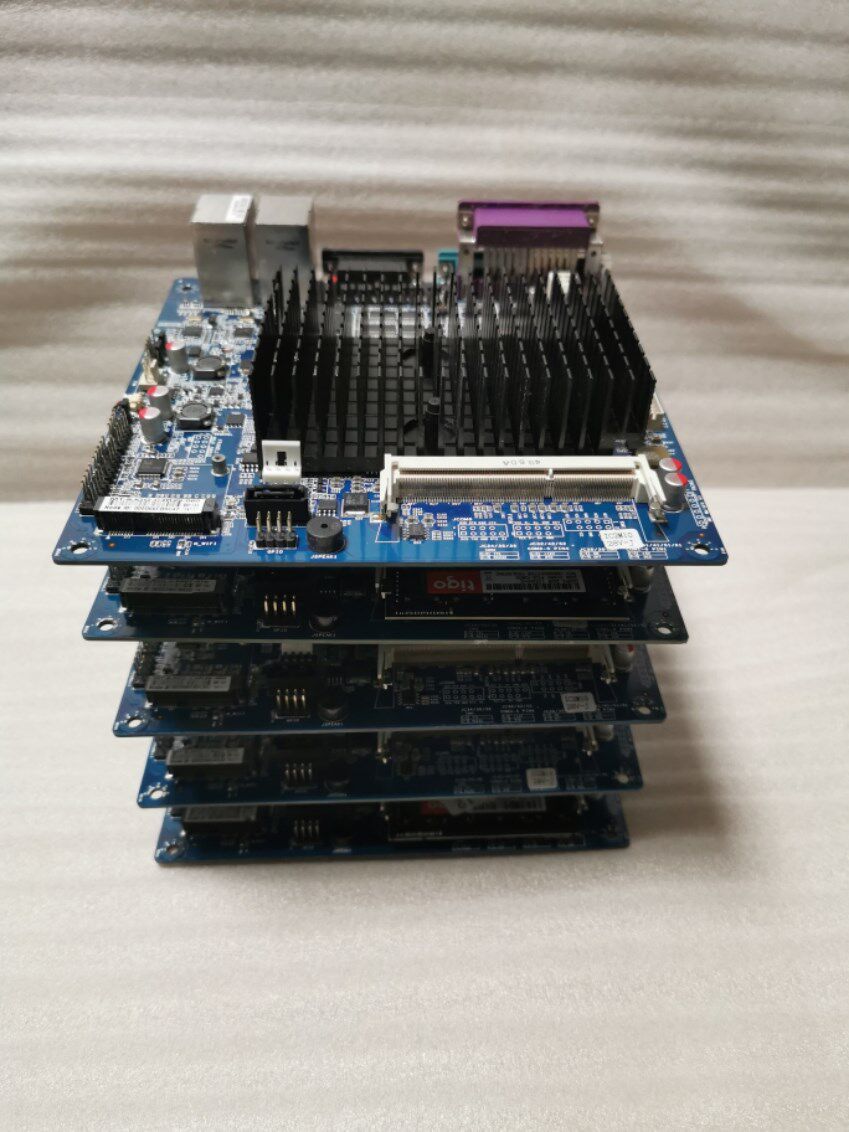 Dual Gigabit dual core quad thread d2550 love fast lede dual network card soft routing motherboard native 64 bit