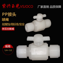 PP card sleeve ball valve