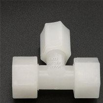 Three-way joint CEMS flue gas detection pipe joint Imported PVDF material center pipe joint