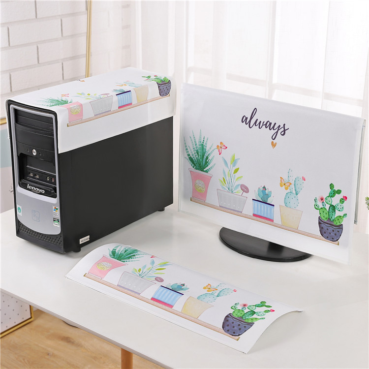 Computer dust cover dust cover desktop computer monitor keyboard keyboard protective cover screen cover