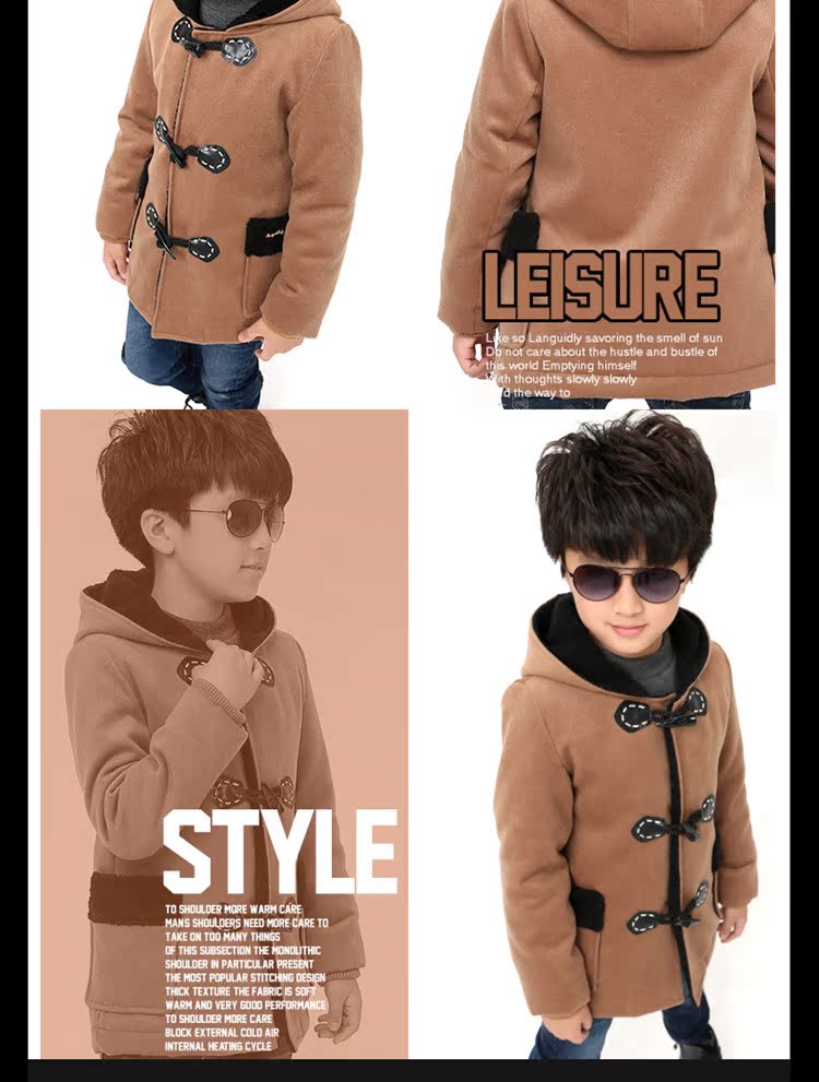 Manteau pour garcon en laine - Ref 2161239 Image 16
