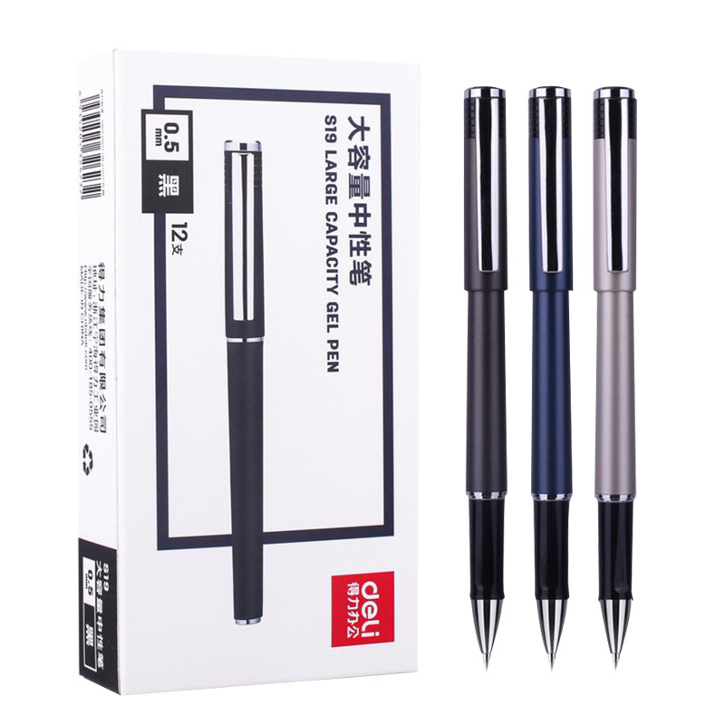 12 capable large-capacity medium pen S33 applicable refill S755 metal pen rod large capacity signature pen S19