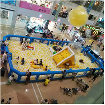 New inflatable ocean ball pool fencer toy baby pool slide household square stalls sand pool manufacturers