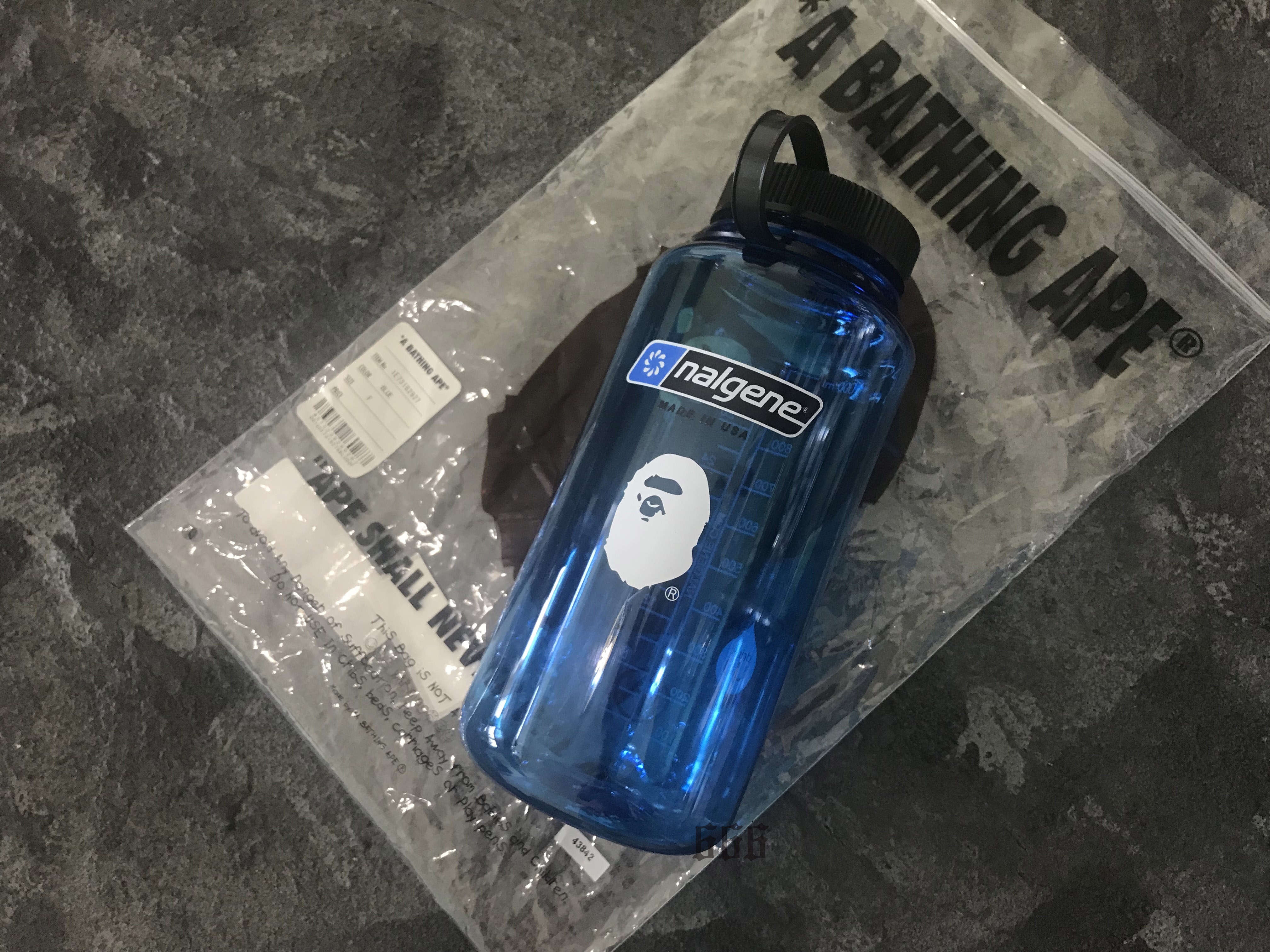 Bình sữa thể thao BAPE x NALGENE 1.0L 1 lít bình nước trẻ em có ống hút