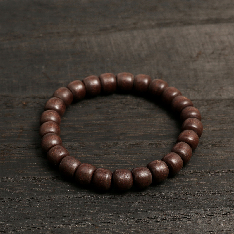 Sanmu Takahashi Goro's Handmade Japanese Tochigi Saddle Leather Beads Bracelet, Couple Style