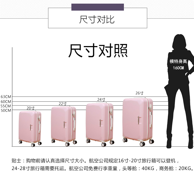 20 inch hộp mật khẩu 22 inch nữ vali 28 inch nam xe đẩy trường hợp hành lý phổ bánh xe 24 inch trường hợp lên máy bay - Va li vali to