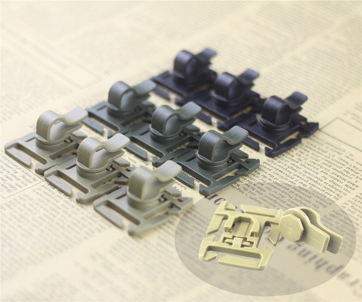 Water bag accessories water pipe clip mountaineering bag water bag clip water pipe buckle angle adjustable riding water bag straw holder