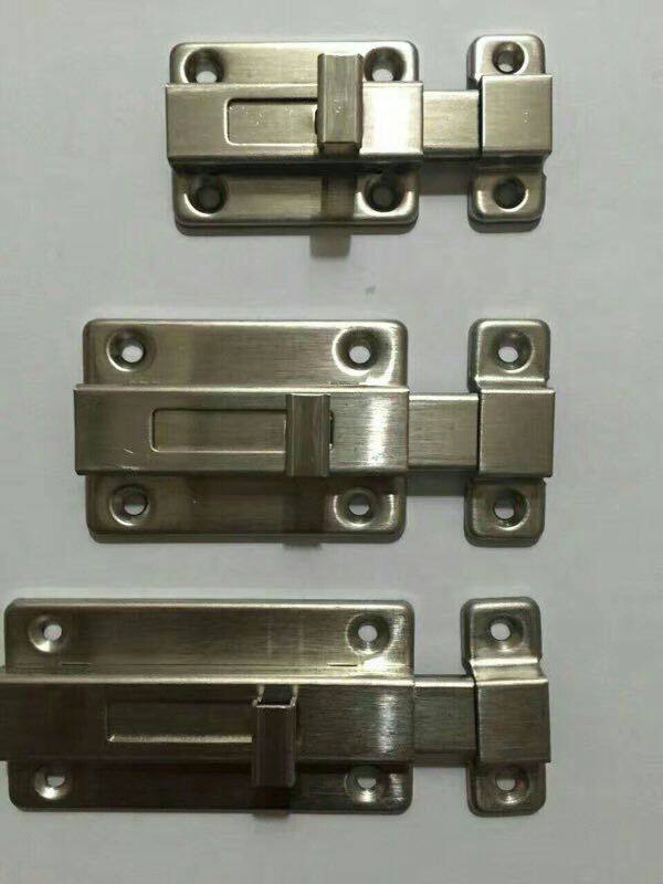 Stainless steel bolt door buckle door bolt left and right bolt lock