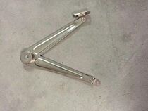 Folding lever Two-fold support bar Arbitrary stop folding tie bar cabinet door support