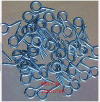 Lamp hook threaded iron hook self-tapping hook Sheep eye ring hook iron hook rings Sheep eye screws 0#-6 #