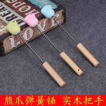 Wooden spring hammer Meridian acupoint fitness hammer massage stick beating back beat massager household hammer health
